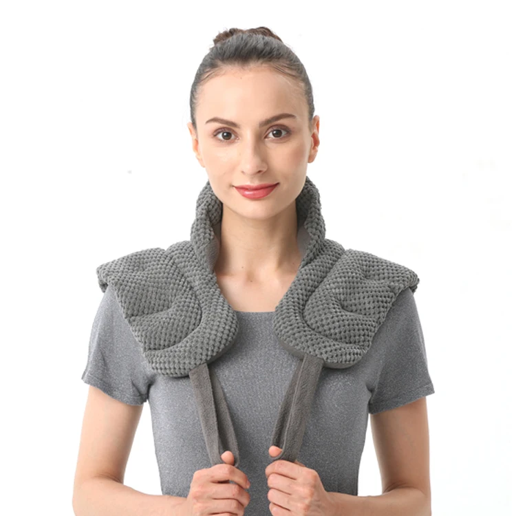 Microwave Heating Pad for Neck Shoulders Back Pain Relief Large Moist Weighted Cordless Heat Pad Heated Neck Wrap