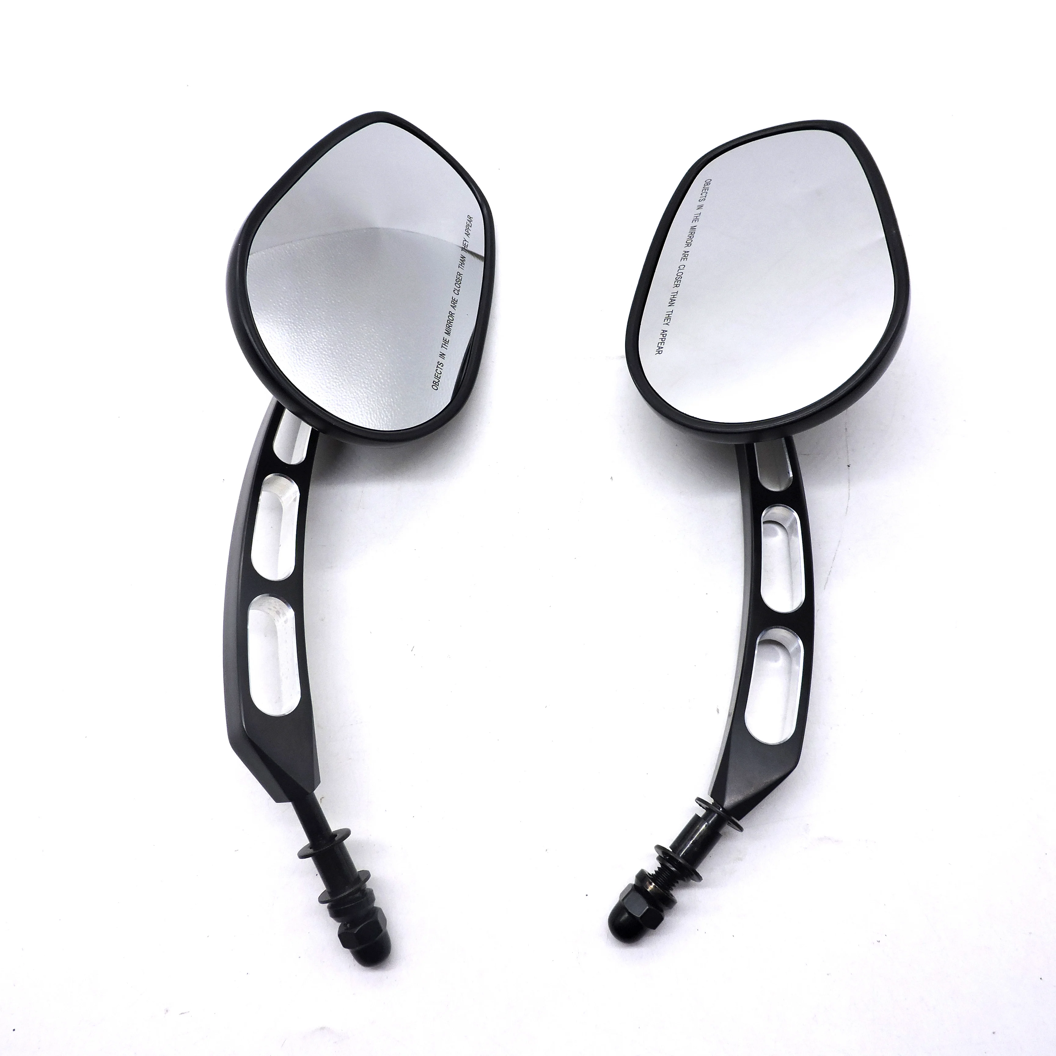 REALZION Motorcycle Iron Rear View Mirrors For Harley XL 1200L XL 883 XL 883L Sportster