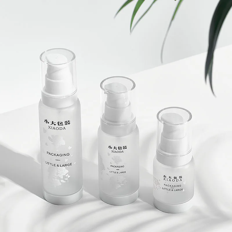 White color transparent Matt Cosmetic Packaging Empty Plastic Mist Spray Bottle Capacity Custom Made Spray Bottle