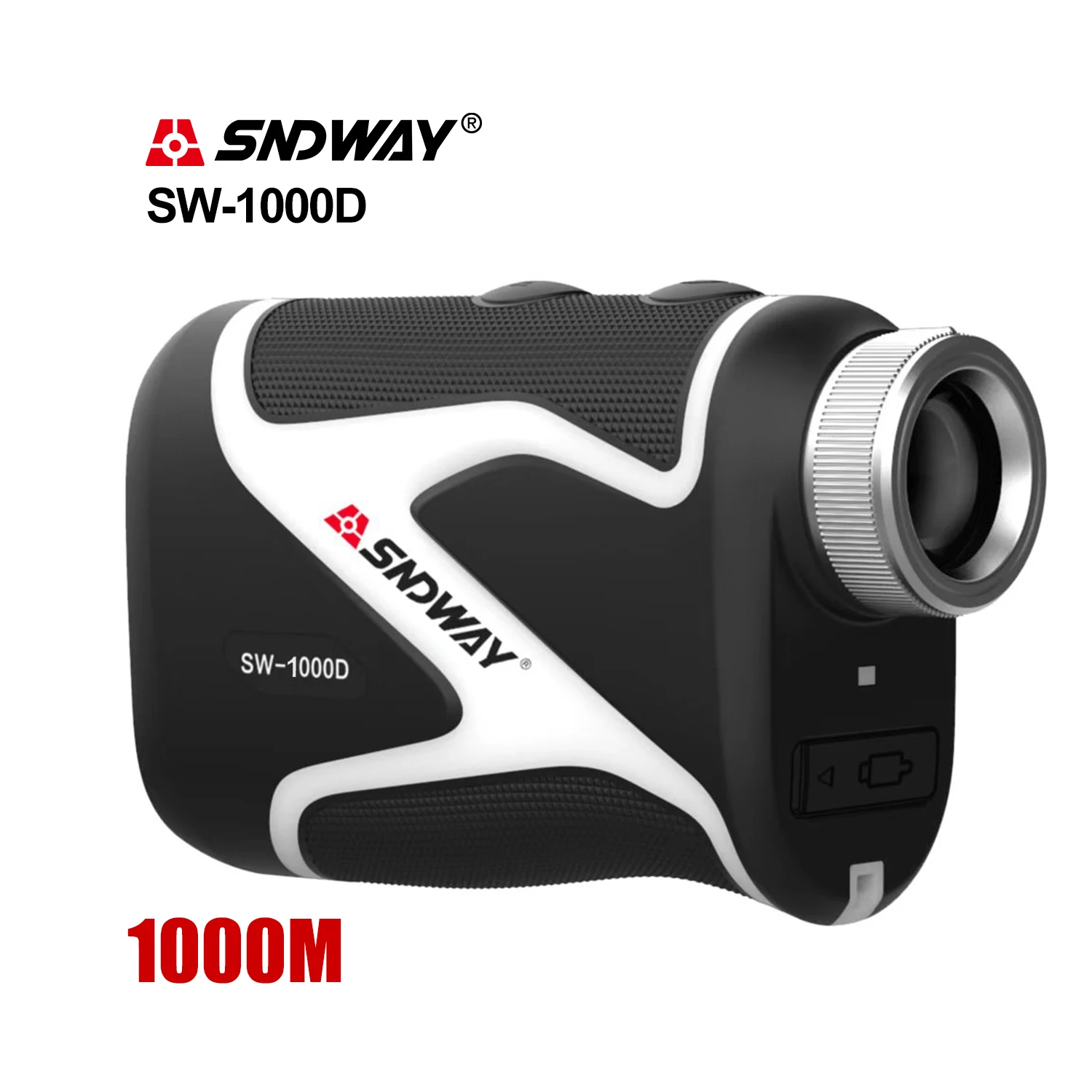 SNDWAY Rangefinder with Rechargeable Battery Laser Range Finder 6X Speed Scan SW-1000D