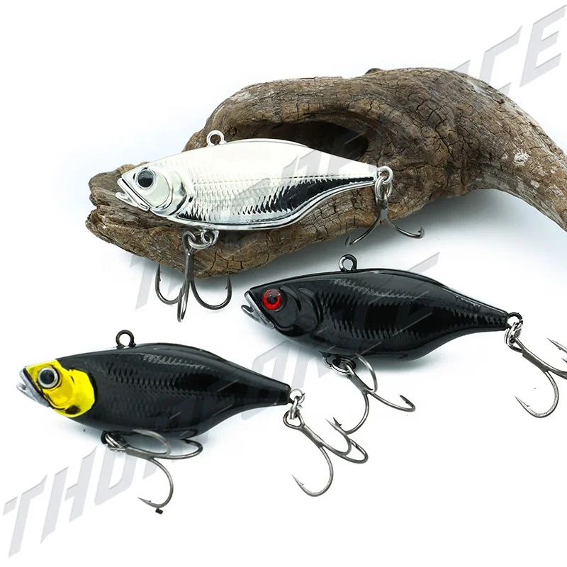 THORFORCE New Design Deep Diving VIB 12g Rattle Sound Artificial Swim Bait Lead Inside Hard Bait Vibra Fishing Lure