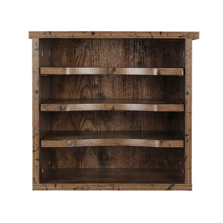 Custom wholesale 3 dividers document letter sorter shelves wood file organizer