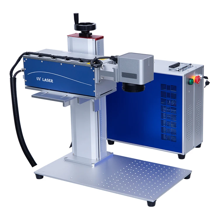 3W 5W Glass Plastic Metal UV Laser Printer Split Mini UV Laser Marking Machine for Text/Numbers/Graphics/Date Bar Code Engraving