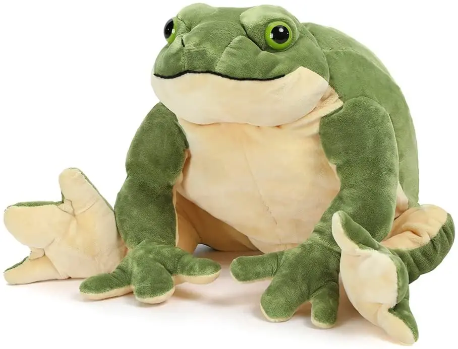 Giant Frog Stuffed Animal Frog Plush Toys, Soft Frog Hugging Pillow for Kids Children, 22 Inch Green