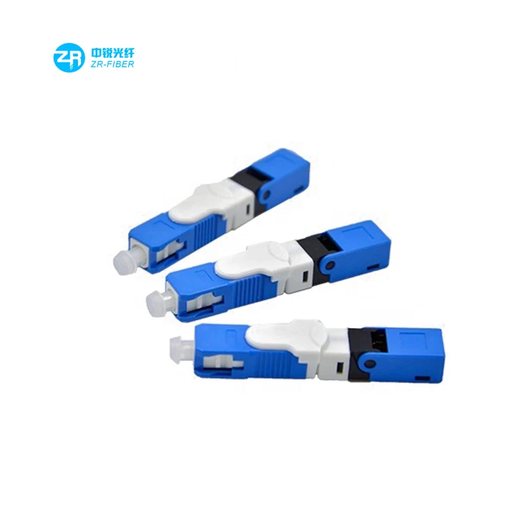 Разъем ftth esc250d sc/lc apc быстрый коннектор rapido fiber optica