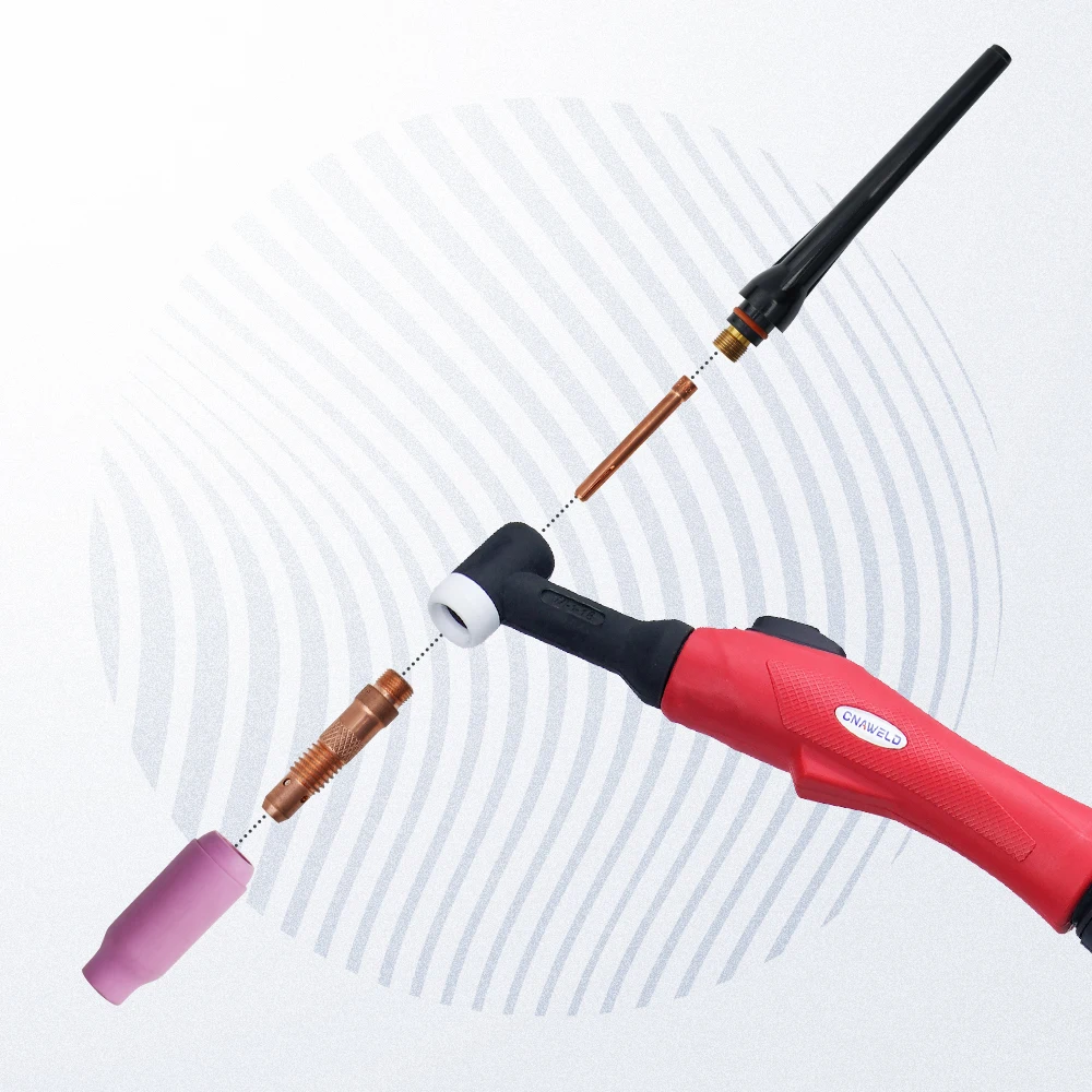 China factory direct wp-18 water cooled tig welding tungsten argon arc welding torches for weld machine