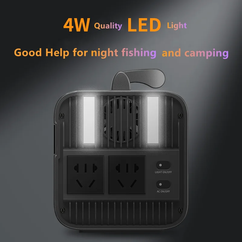 2021 Trending Products New Arrivals 600W  110V 220V Emergency Outdoor Portable Power Bank Car Charging Solar Power Station