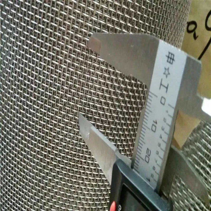 5 10 20 30 40 50 micron SUS 304 316 316L plain Dutch weave Stainless steel wire mesh price