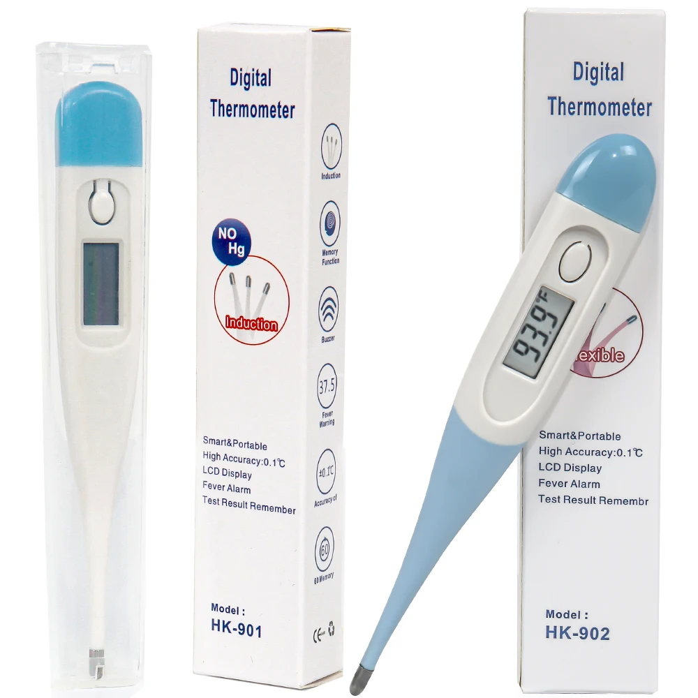 
Waterproof digital thermometer with probe large led display digital thermometers 