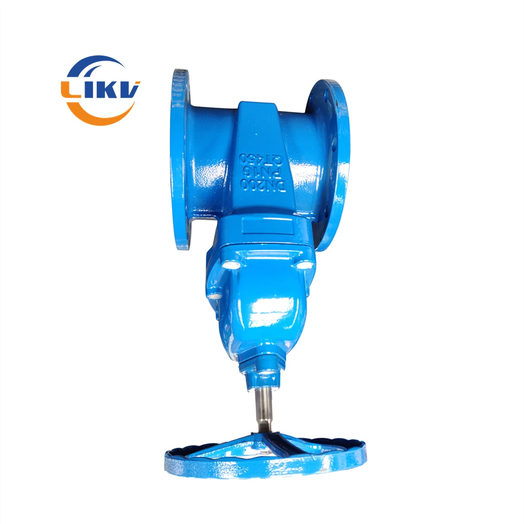 Industrial 4 Inch Soft Seal Non Rising Spindle Gate Valve Factory Direct Russia GOST Price List