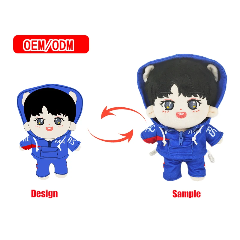 Customized Doll 20cm Handmade Plush Doll Based On Artist Design For Game Character And Figures