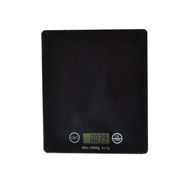 Customized color and digital scale type battery LED 5kg digital kitchen scale