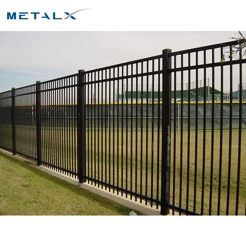 Commercial flat top galvanized green color stainless steel pipe railing sheet bar grating pool fence price