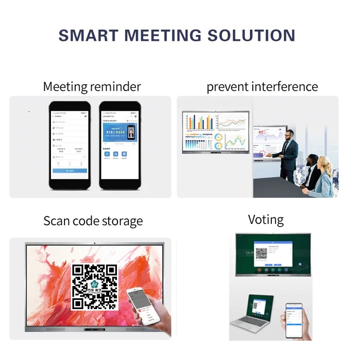 New School Interact Class Board Smart Board Teac Digital Interactive Whiteboard School Blackboard Recordable Code Function