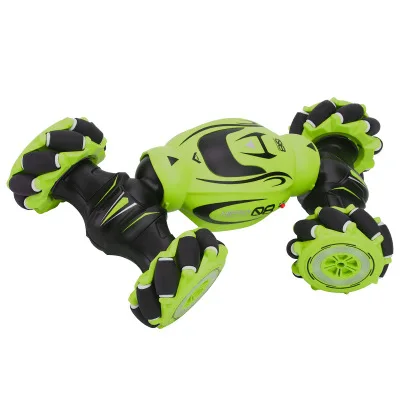 High speed whole sale 360 degree rotation deformation one key radio control electric roll flip toy kids remote control rc car