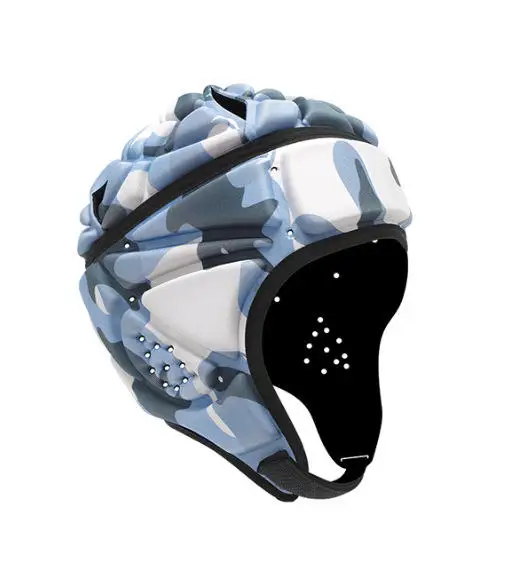 Adults Youth Adjustable Soccer Head Protective Rugby Soft Helmet Goalkeeper Rugby Helmet