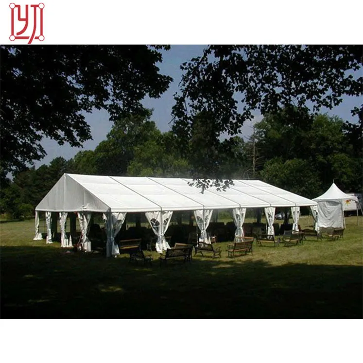 White 850g roof cover luxury outdoor wedding 15x20 40x60 party tents for sale