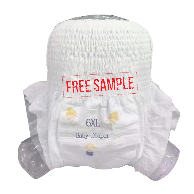 Custom Best Selling Super Soft Disposable 6XL Size Baby Pull Up Nappy Pants Diapers Cheap Baby Diaper China