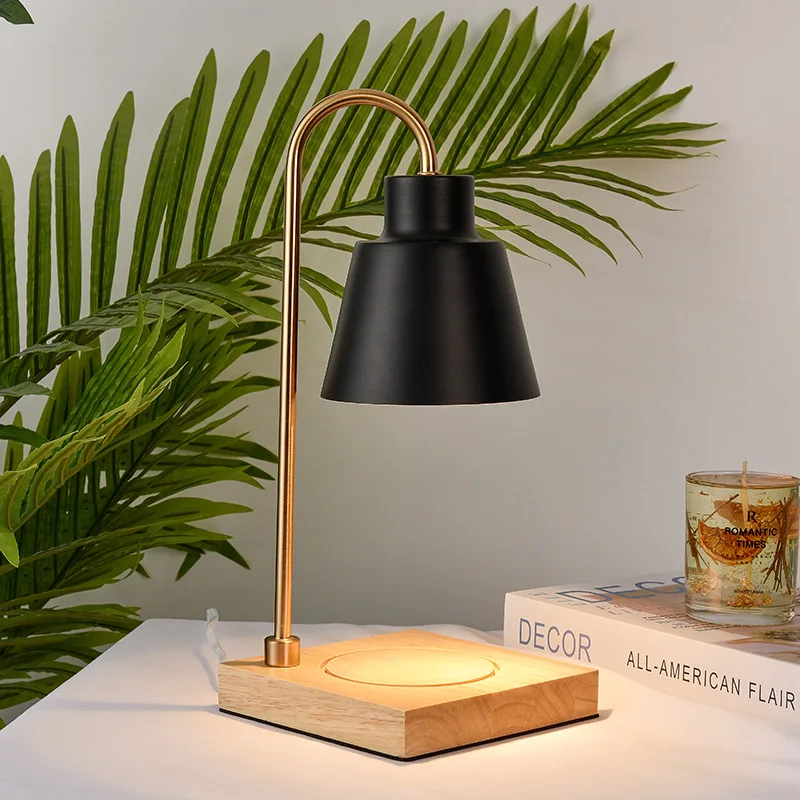 China Wholesale Electric Dimmable Night Light Candle Melting Wax Lamp
