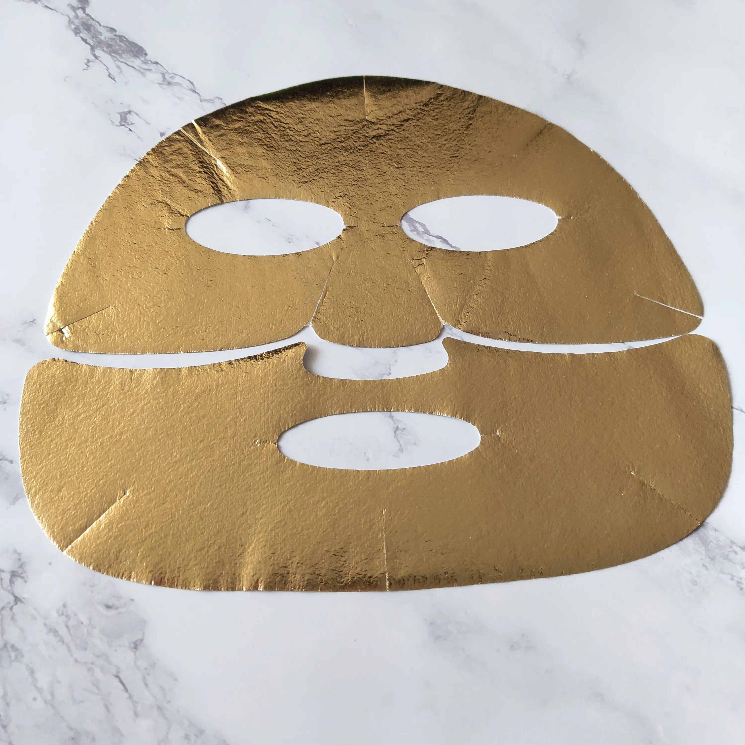 Manufacturer Oem Mask Sheet Dry Odm Mask Leaf Mask Sheet Golden Gold China Cotton Moisturizer Face Female Customizable Spunlace
