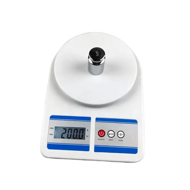 
Smart Plastic Kitchen Digital Scale 10kg, OEM Lcd Display Food Digital Weight Scale Custom 