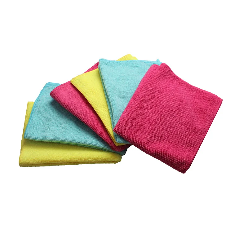 30x30 40x40 High Quality 290g/300g/310g/320g Colorful Microfiber Towel Cloth Micro Fiber Towel For Cars