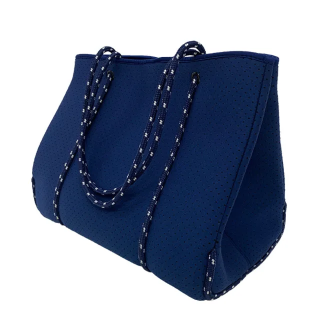 Заводская индивидуальная Высококачественная многофункциональная пляжная сумка-тоут из неопрена, большая сумка через плечо, женские сумки, Повседневная Сумка-тоут с вырезами