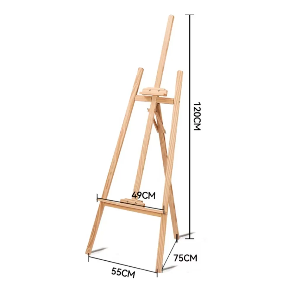 Мульти-Спецификация креативная простота 150 см Стеллаж Деревянный наружный мольберт для рисования