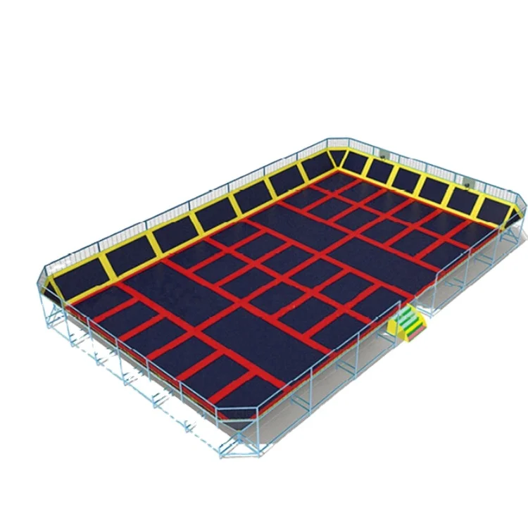 factory direct price high quality children play toy entertainment foam mats Large indoor and outdoor trampoline with net