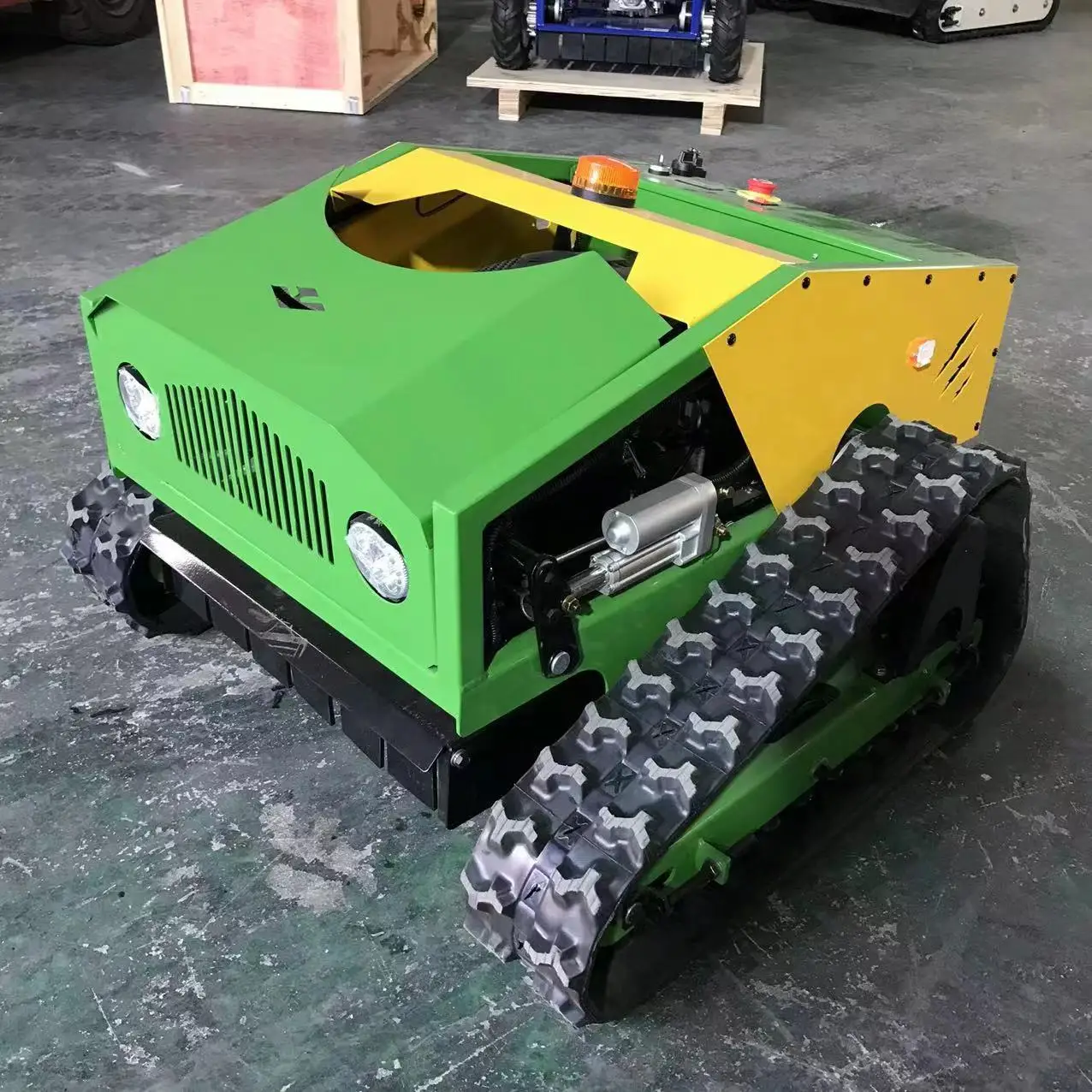 Low cost lawn mower remote control adjustable robot