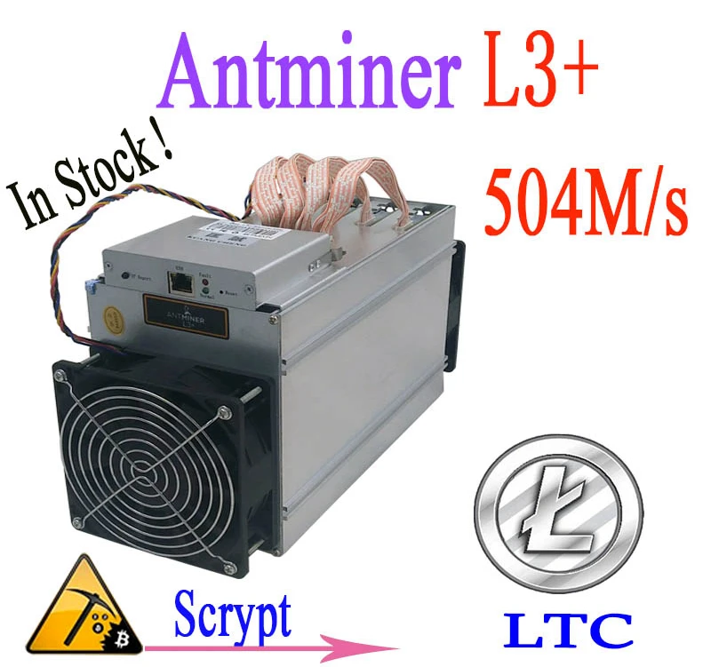 Низкое энергопотребление 1200 Вт высокая прибыль litecoin miner Antminer L3 + в