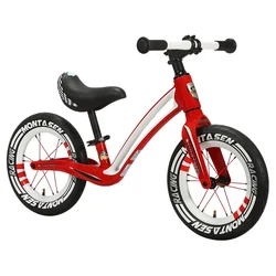Montasen M-F805-S 12' Magnesium Kids Balance Bike for kids training balance Children Ride on Car Hot Seller
