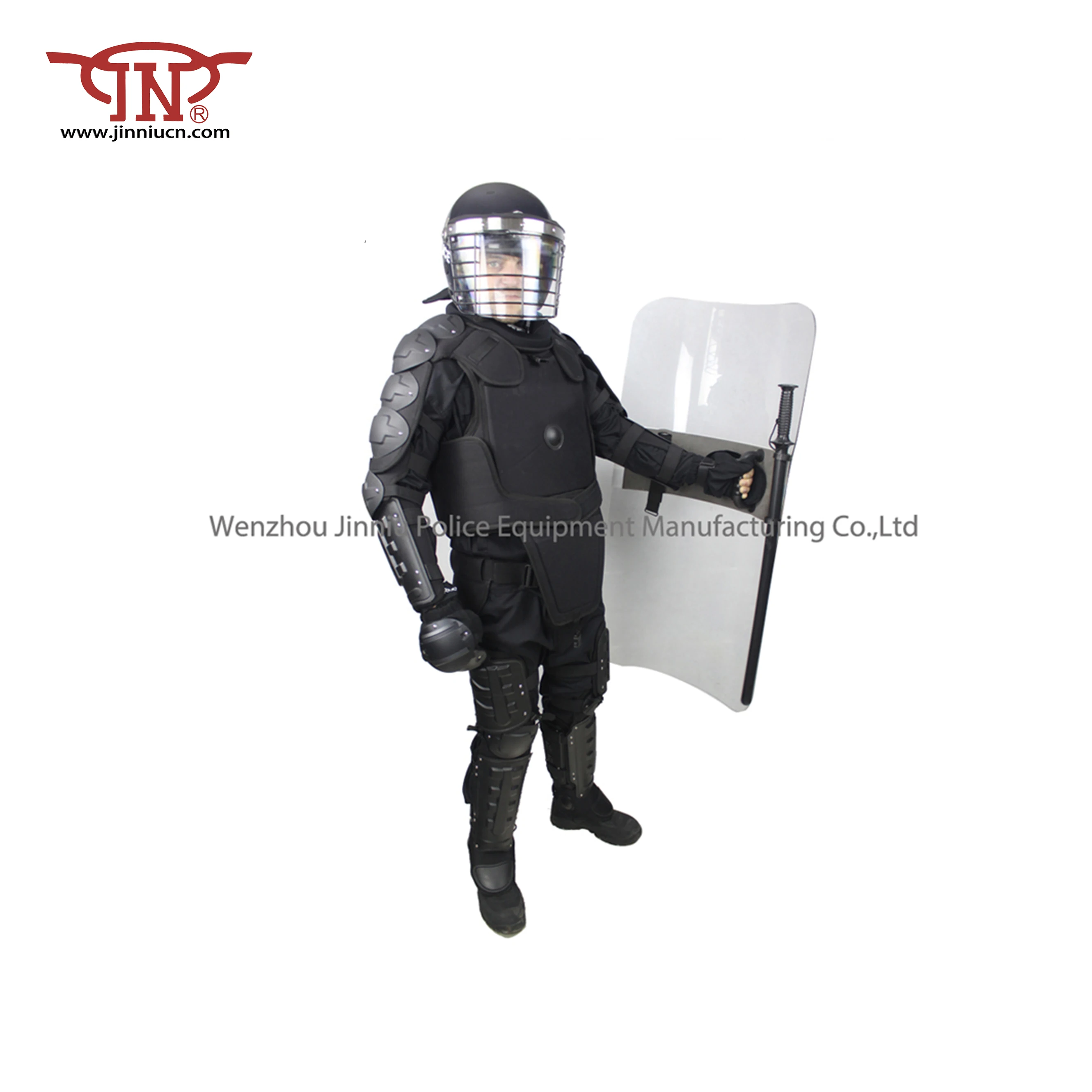 Full riot gear set self protective equipment riot shield