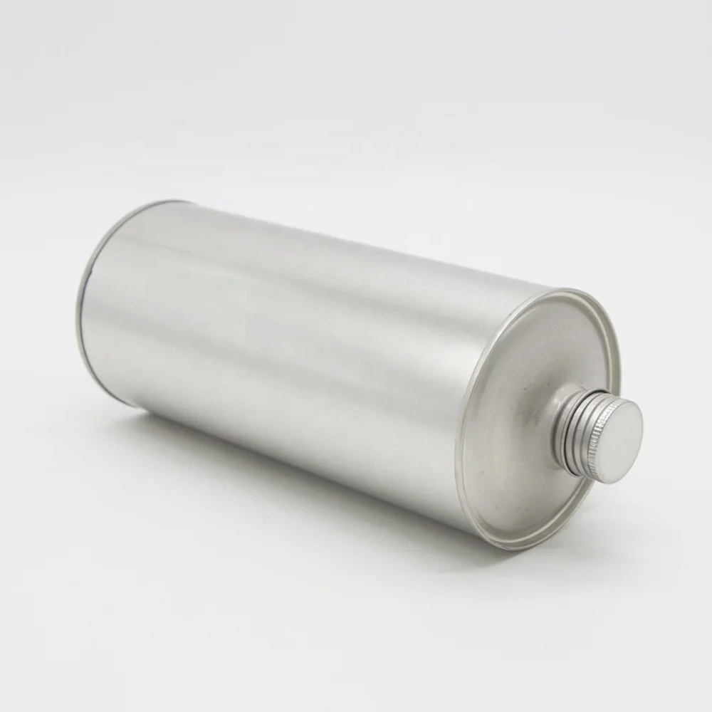 Wholesale CMYK empty brake fluid oil metal tin can