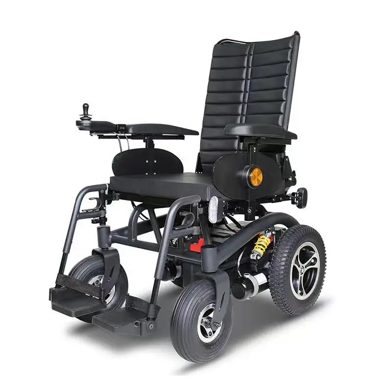 electromagnetic brake excellent obstacle crossing wheelchair electric power wheelchair for disabled handicap wheelchair- SWC01