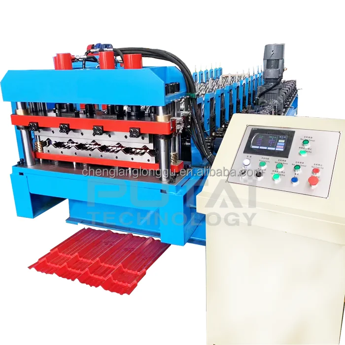 Metal Roof and Wall Panel Roll Forming Corrugated Roof Sheet Making Machine