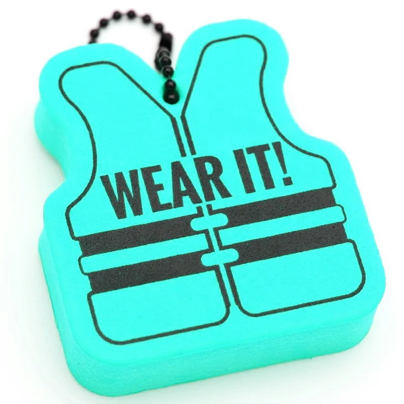 Original Factory Competitive Price Promotional Customized eva foam floating keychains T-shirt shape float eva keychain