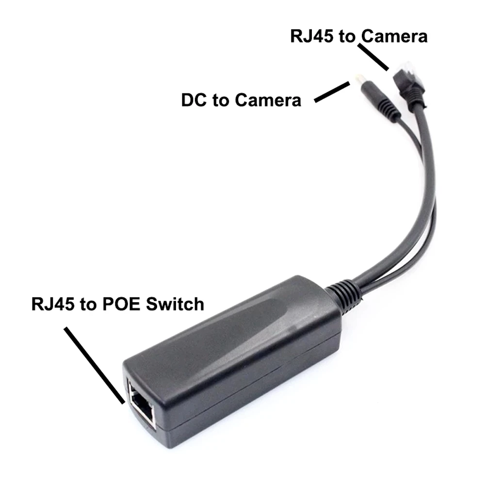 Новый разветвитель Techage Power Over Ethernet IEEE802.3at/af 12 В/1 2 А 24 Вт Мини POE для IP-Камеры