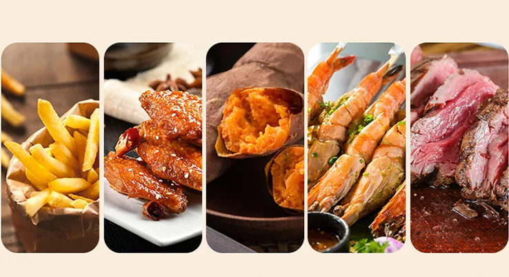 Factory price 220V 1200w electric digital air fryer 3.5L household office nonstick mini air fryer