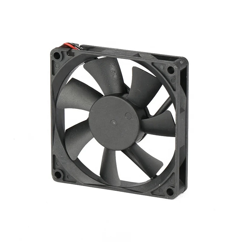 GX8015 12V/24V 80x80x15mm MEIXING DC Axial Fan Ball Sleeve Plastic Case Plastic Fan Blade Back High Speed Cooling Radiastor Fan