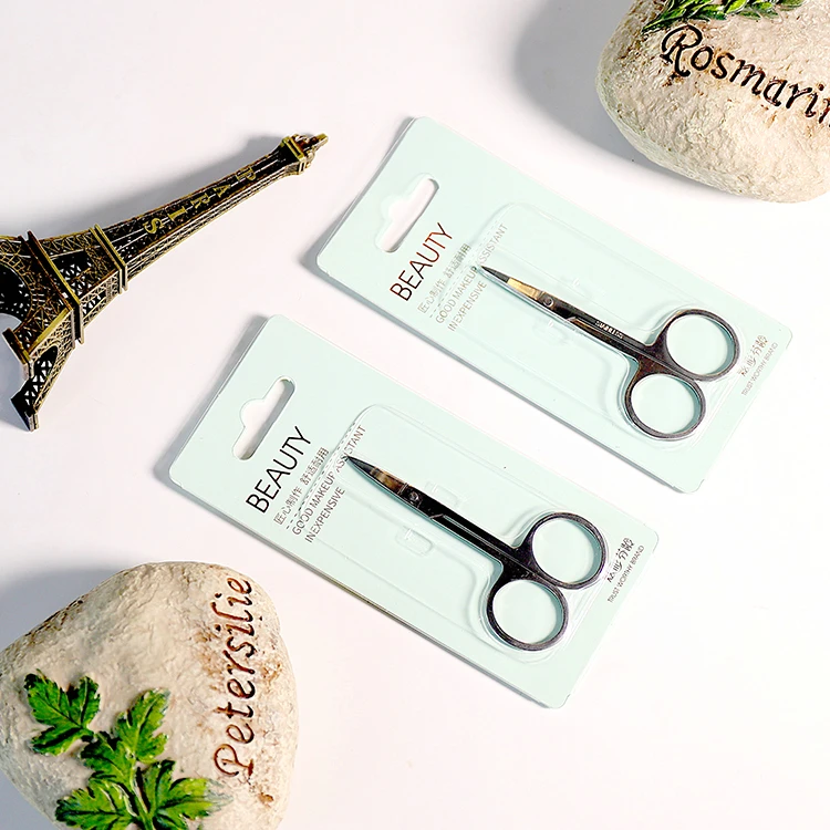 Прямая продажа с фабрики, ножницы из нержавеющей стали для бровей, профессиональные ножницы для красоты локтей