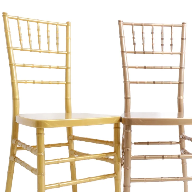 Wholesale Gold Stackable Chiavari Tiffany Chair Wedding Dining Chairs wedding transparent chair