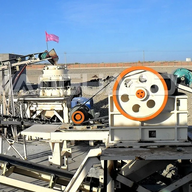  High Efficiency Iron Ore Aggregate Gravel Stone Crusher Plant Quarry Cone Crushing