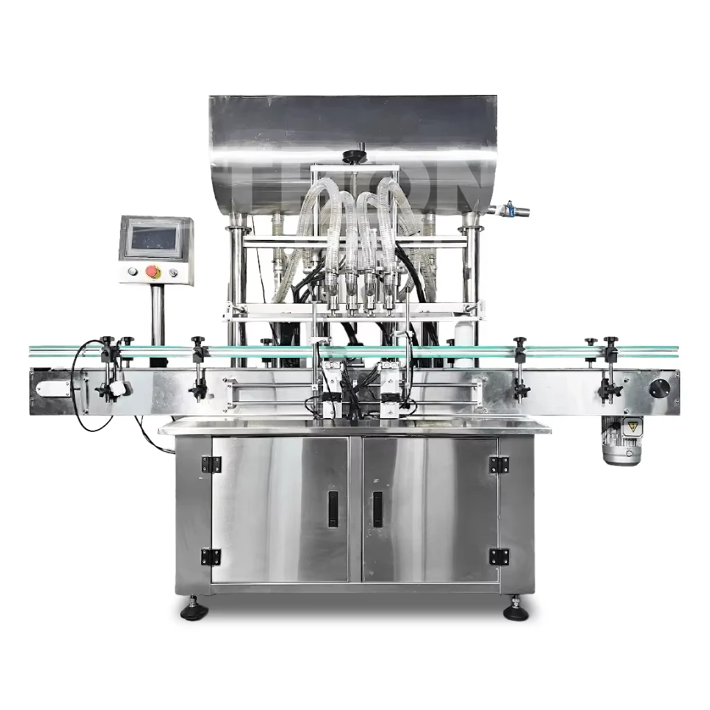 5-5000ml 2/4/6/8/10 Head Paste Honey Sauce Cosmetic Cream Alcohol Shampoo Oil Servo Filling Machine