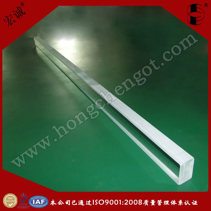 China Good Quality Glasses Optical HCL01-1000 High Transparent Measuring Rulers for Machine Vision Lens