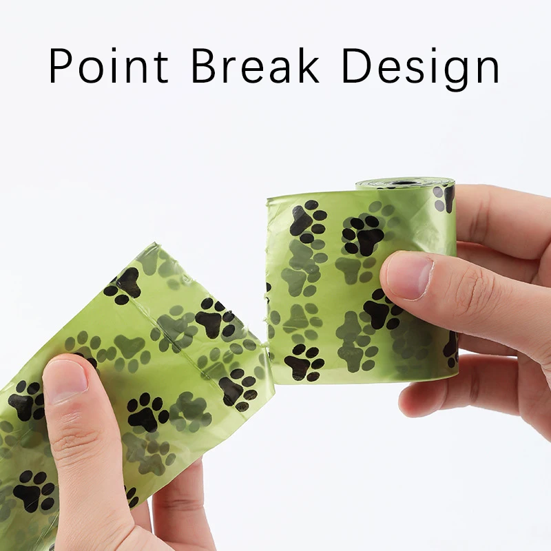 Rarewe Pet Product Box-Packed Dog Poop Bag Pet 8Rolls/Box Eco-Friendly Pet Poop Bag High Quality Biodegradable Poop Bags For Dog