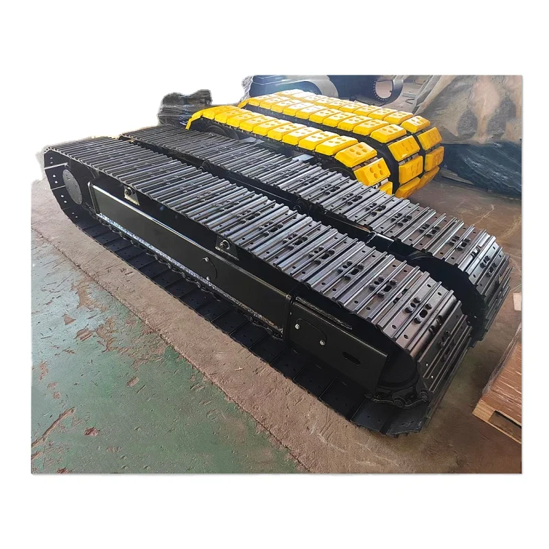 1 ton 2 ton Customized Steel Crawler Track Undercarriage Track Chassis Track System