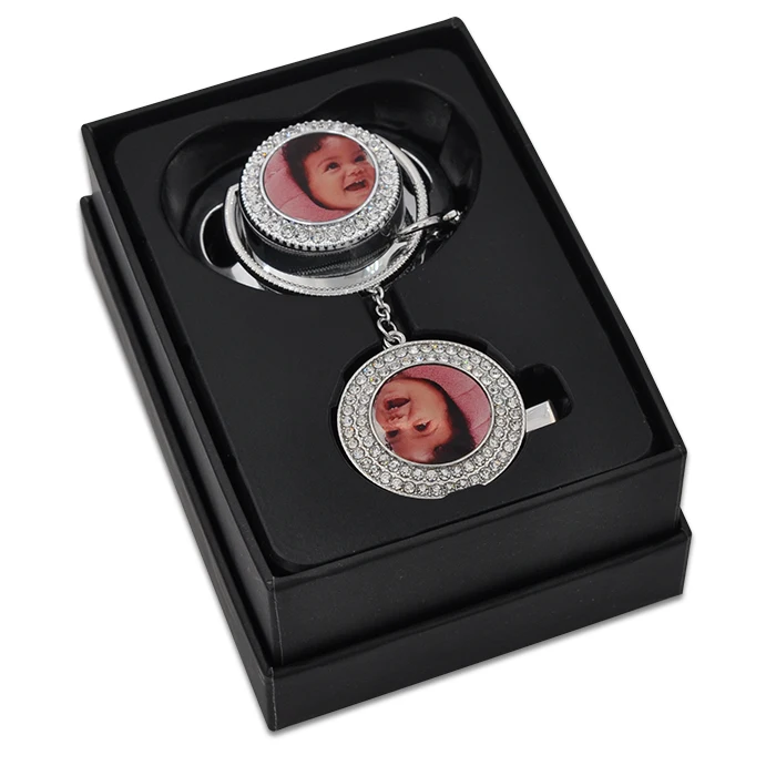 
Wholesale custom bling pacifier spark clear rhinestone luxury pacifiers with clip for baby 