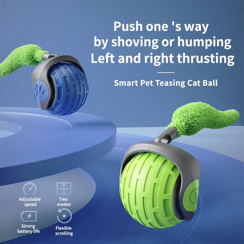 ZMaker New Intelligent Self-Mobility Electric Smart Rolling Cat Toys Interactive Cat Toys Rolling Ball
