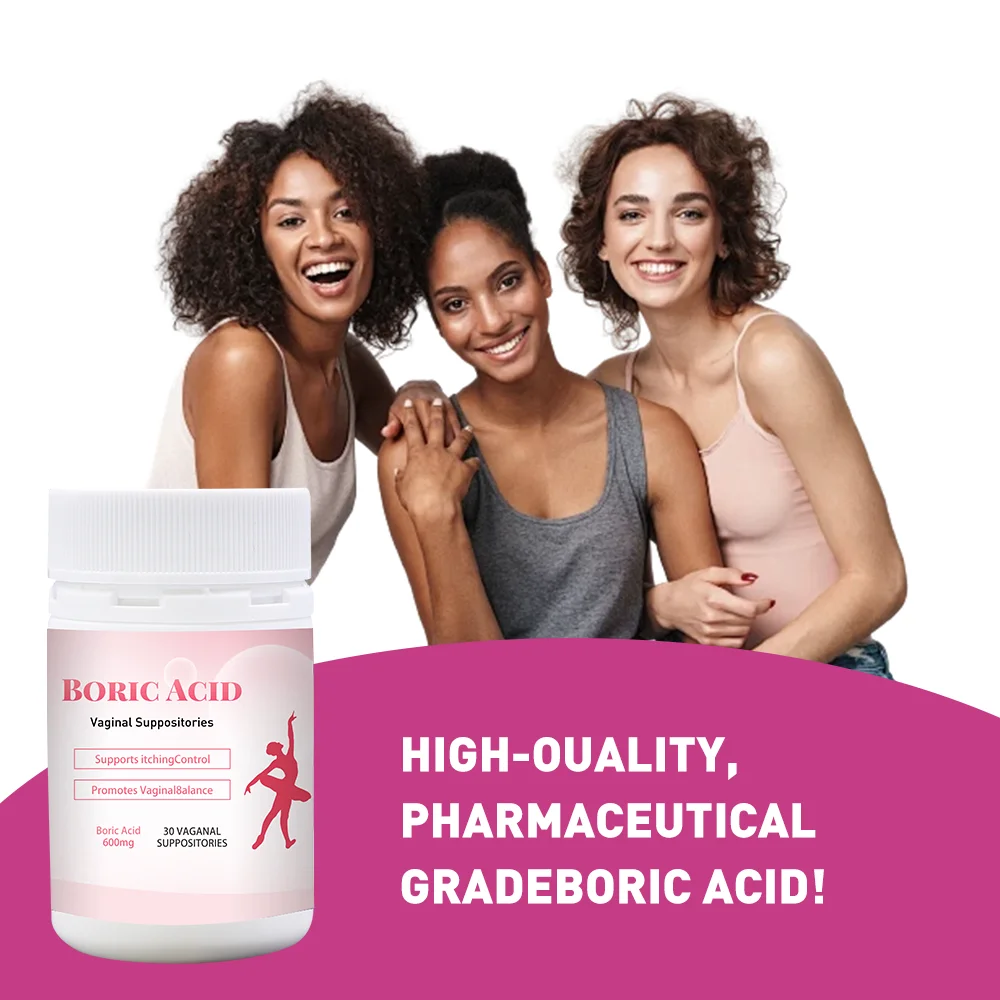 Boric Acid Suppositories vagina detox pops Maintains and Balances Healthy Vaginal pH tightening pills